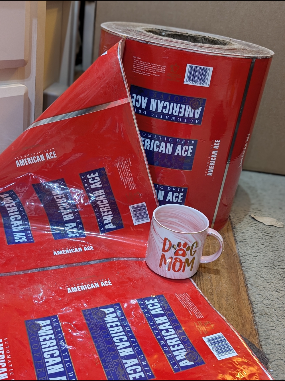 American Ace Coffee Co. New Old Stock Package Roll